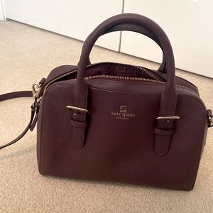 Burgundy Kate Spade bag